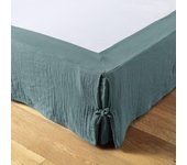 Cache sommier 140x190 cm Gaze de coton Canard 140 x 190 cm azul