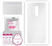 apgo Ultra Clear Protective Skin Sticker for the back compatible with OnePlus 8 Pro, Wrap Film, Hydrogel Film, Flexible, Soft TPU with positioning lay
