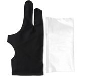 Guantes para pintar con dos dedos, para escribir bocetos, pantalla electrónica, antimanchas, antisudor y antisuciedad XS XS