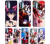 Funda de teléfono suave transparente con dibujos animados de Anime Dxd de escuela secundaria para OPPO Reno7 SE 6 5 ZF 4G 5G Find X2 X3 Neo Lite Pro Plus OPPO Reno5 F 4G