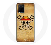 Coque pour Vivo Y21s 2021 / Y21 2021 One Piece Manga Tete de Mort