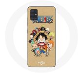 Coque pour Samsung Galaxy A71 One piece Manga Equipage du Chapeau de Paille
