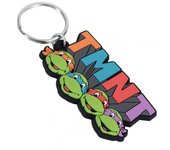 Teenage Mutant Ninja Turtles Llavero de PVC One Size negro