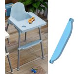 Reposapiés de plástico para trona. Reposapiés antideslizante. Reposapiés seguro y cómodo. Mejora la comodidad y la seguridad para IKEA Antilop. azul