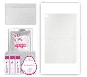 apgo Protective Skin Sticker for the back compatible with Huawei MatePad T10, Wrap Film, Foil, Vinyl - Pattern Matte Transparent