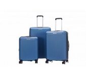 Lot de 3 Valises extensibles rigides + 30% de volume - Lys Paris 329/3 - Bleu