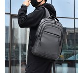 Mochila de viaje para negocios, impermeable, multifuncional, para ordenador verde oscuro