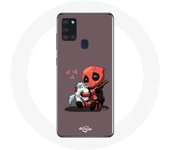Coque Samsung Galaxy A21S DeadPool unicorn licorne