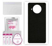 apgo Protective Skin Sticker for the back compatible with Xiaomi Mi 10i 5G, Wrap Film, Foil, Vinyl - Pattern Matrix