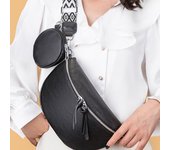 Bolso de pecho de cuero genuino de lujo para mujer, bolso cruzado de cuero de vaca de alta calidad para mujer con monedero pequeño, bolsos de mano para mujer, bolso de cintura