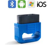 Adaptador OBD2 Bluetooth 5.0 para Android, iOS y iPhone, lector de códigos de motor Bluetooth para automóviles de 12 V, automóviles diésel y automóviles de gasolina 4.7*4.6*2.4cm azul
