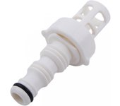 Adaptador INTEX para conexión de dispositivo de drenaje para manguera de jardín y piscina.