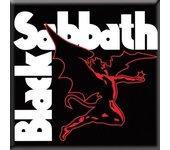 Black Sabbath Imán para nevera con el logotipo de Daemon One Size negro/blanco