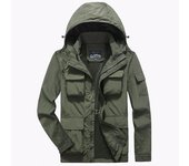 Chaqueta Bomber para hombre, abrigo informal para hombre, chaqueta cortavientos táctica, chaquetas con capucha para hombre, ropa M