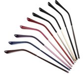 Herramienta de reparación antideslizante para gafas, montura para gafas, accesorios para gafas, pierna de repuesto negro