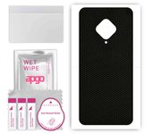 apgo Protective Skin Sticker for the back compatible with Vivo Y51 (2020), Wrap Film, Foil, Vinyl - Pattern Matrix