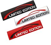 Creative 3D Metal Car Sticker Chrome Limited Edition Emblem Badge Stickal plata