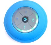 Mini altavoz de ducha inalámbrico Bluetooth IPX4 Altavoces portátiles a prueba de agua con luz LED Radio FM Altavoces blanco