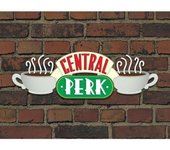 Amigos Central Perk Lienzo 80cm x blanco/marrón