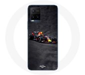 Coque maniacase pour Vivo Y21s 2021 / Y21 2021 Formule 1 Max Verstappen F1 noir rouge et jaune
