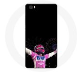 Coque pour Huawei P8 Lite Formule 1 Sergio Pérez Mendoza gagné la course
