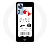 Coque pour Xiaomi Mi 12 / 12X Billet d'avion Montréal Canada