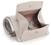 Cartera corta de cuero de Color sólido para mujer, con capa superior corta, bolsillo para múltiples tarjetas, hebilla, monedero, tarjetero pequeño
