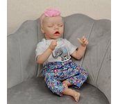 Nuevo Muñecas de bebé Reborn de 48cm, acabado pintado en 3D, piel con venas visibles, tamaño recién nacido, juguete para bebé prematuro, muñeca artística coleccionable 48cm