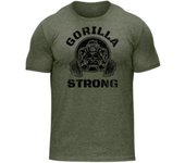 Camiseta unisex de levantamiento de pesas para culturismo y gimnasio Gorilla Strong S