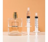 Bomba de jeringa de perfume recargable: capacidad de 5 ml para viajes y botellas de spray de perfume recargables 1pc
