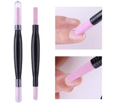 1 unidad de piedra pómez, plumas para pulir uñas de doble cabeza, pulidor de uñas, herramienta para cutículas y eliminación de piel muerta, manicura y pedicura