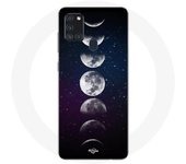 Coque Maniacase pour Samsung Galaxy A21s lune phase nuit etoile