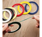 1 unidad de cinta de posicionamiento de escritorio de 3/5/8 mm de longitud, 66 m, 5S, cinta de marcado, advertencia de discriminación de color para pizarra blanca, línea de cuadrícula de dibujo 3mm