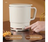 Hervidor de agua eléctrico portátil de 0,8 l, tetera para agua hervida, olla para preservar la salud, taza calefactora eléctrica inteligente para viajes en casa us