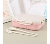 Fiambrera para microondas, vajilla de paja de trigo, contenedor de almacenamiento de alimentos, caja Bento verde