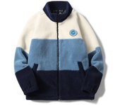 Chaqueta mullida de lana de invierno para hombre, ropa de calle, abrigo con cremallera borrosa, chaqueta ligera de terciopelo de cordero de otoño M