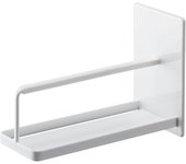 Yamazaki Jitsugyo 4972 Soporte magnético para teléfono inteligente para baño, blanco, aprox.. Soporte para teléfono inteligente de torre (ancho 8 x profundidad 17 x alto 12 cm), antideslizante incluido