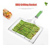 Cesta para asar, cesta antiadherente para barbacoa, herramientas resistentes para barbacoa, cesta para parrilla para carnes y pescado Type 2