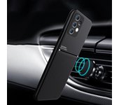 Funda de piel sintética con tacto de piel para Samsung Galaxy A56, A36, A16, A55, A54, A34, A24, A23, A33, A53, A13, A72, A52, A32, M34, M15, M35, carcasa trasera rígida de lujo Samsung Galaxy S22 Ultra negro
