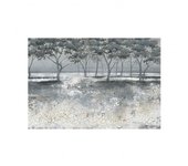 Diane Demirci Impresión de árboles esmerilados 40cm x gris