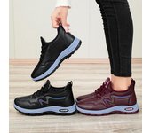 Botas de nieve de invierno para mujer, botines cálidos antideslizantes con forro de piel sintética, zapatos para caminar al aire libre, zapatos de trekking antideslizantes, botines cortos cómodos para mujer 36