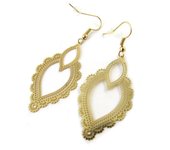 Les Trésors De Lily [N6306] - Boucles 'Carmen' doré oro