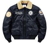Chaquetas de la Fuerza Aérea para hombre, chaqueta Bomber cálida con forro de algodón grueso, ropa de calle de moda para hombre, cortavientos M