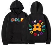 Golf Wang Le Fleur Flower Vote Igor Tyler The Creator Sudadera con capucha para patinar, sudaderas informales de Hip Hop, jersey con estampado de doble cara M color rosa