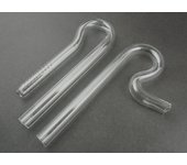 Juego de tuberías de agua con succión a chorro de vidrio transparente para acuario JP, limpiador de alta transparencia, suministro de agua para acuario, tubería de drenaje, manguera/tubo de 12/16 mm