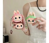 Para Apple AirPods 3 4 Pro 2 Funda 3D Mariquita Linda Dibujos Animados Auriculares de Silicona 1 2 Funda Protectora Caja de Auriculares con Cubierta Colgante For Airpods 4 marrón