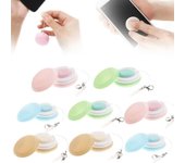 Herramienta de reparación de pantalla Limpiador de pantalla de teléfono Macaron Limpiador de vidrios de pantalla Macaron Blue-Round Shape