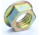 Tuerca hexagonal con brida galvanizada y arandela M3/M4/M5, grado 4.8/10.9 M4 (Grade 4.8 Zinc Plated)