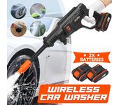 Lavadora de coche de alta presión de 22000mAh, 70bar, autocebante, mantenimiento de 80min, pistola de agua para lavado de coches inalámbrica con batería de ion de litio de 220V 12V 1*Battery
