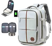 Mochila de viaje para mujeres y hombres, mochila para computadora portátil aprobada por aerolíneas, mochila impermeable para deportes al aire libre con compartimento para zapatos 15 inches